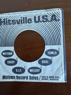 1 HITSVILLE RECORD SLEEVE