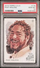 2019 Topps Allen & Ginter Post Malone #176 GEM MT PSA 10 Musician