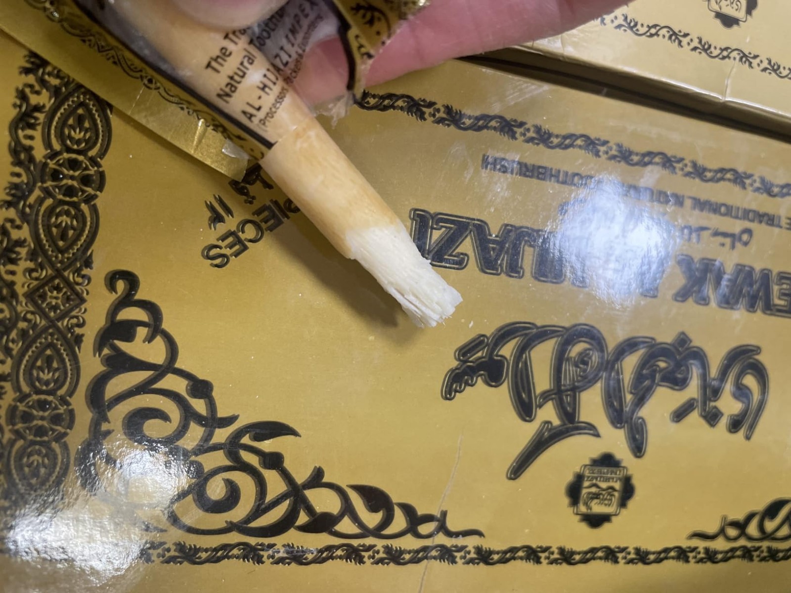 Pack of 12 Miswak Sticks Natural Toothbrush for Teeth Whitening, Oral Health & F