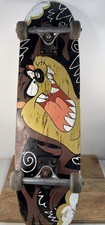 Vintage 90s Warner Bros Taz Tasmanian Devil Looney Tunes Skateboard