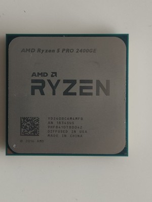 AMD Ryzen 5 PRO 2400GE 3.2GHz 4-Core AM4 APU Radeon Vega   voll funktionsfähig 