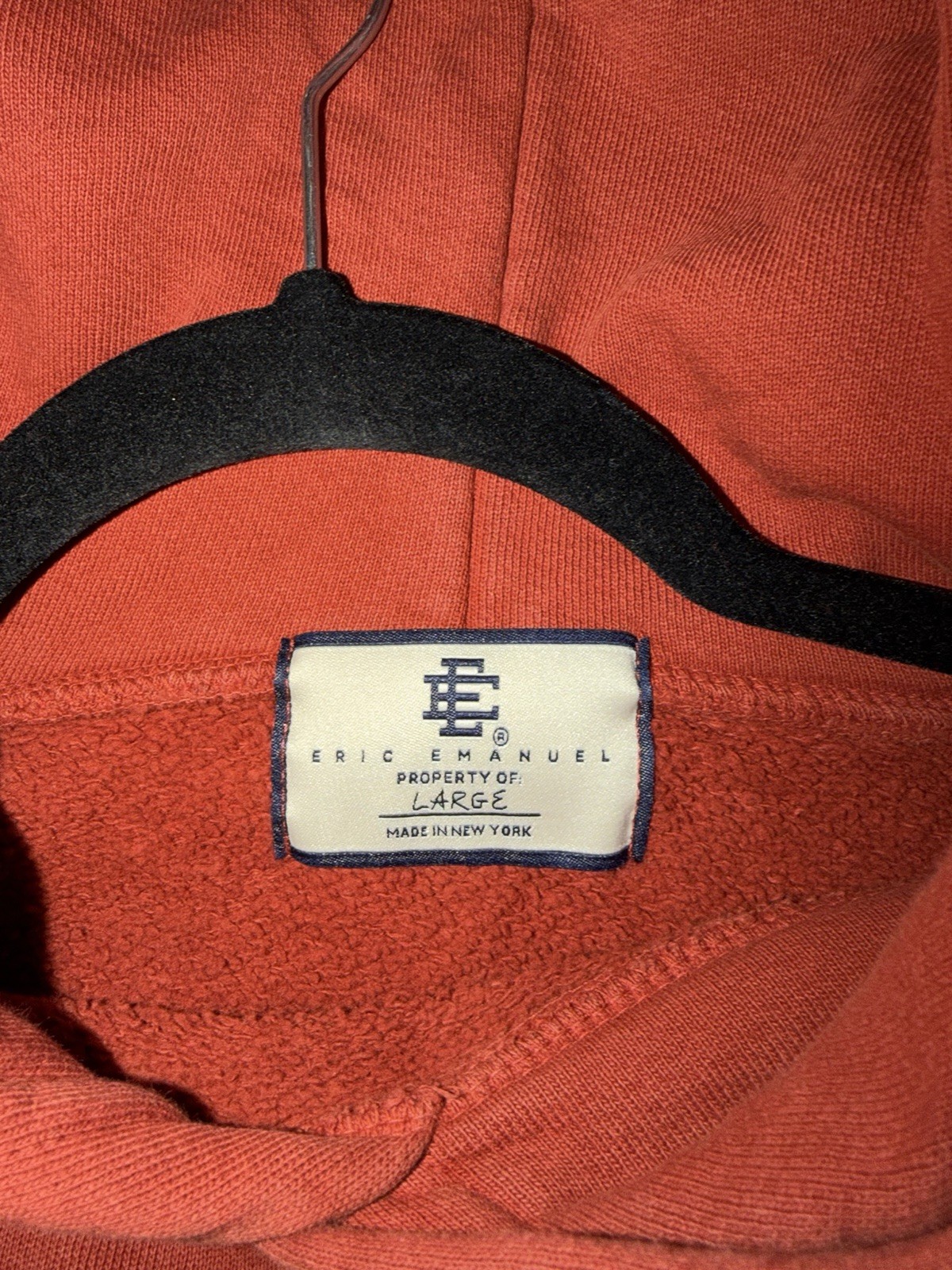 Eric Emanuel EE Men's Basic Hoodie Pullover Red/R… - image 2