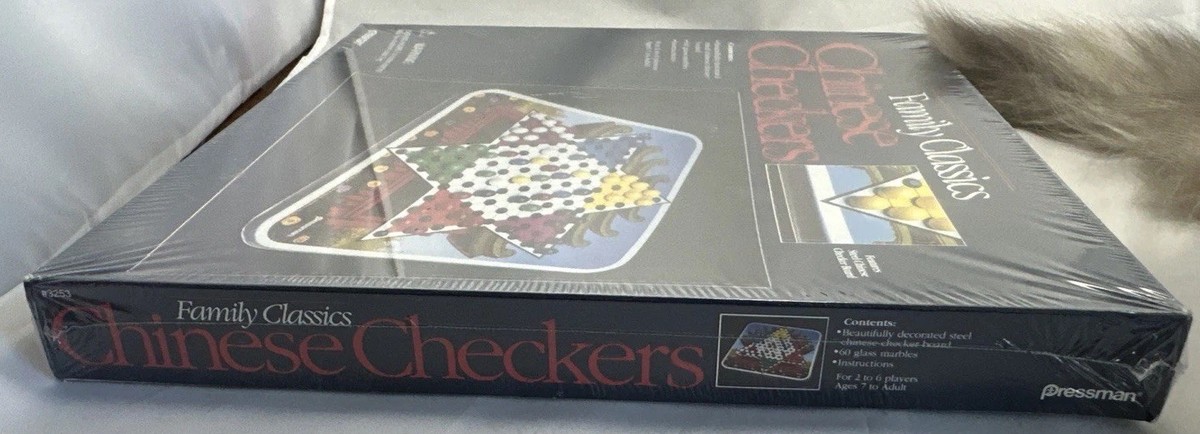 Vintage M&R Toy Chinese Checkers Game Board Pressman 80s or