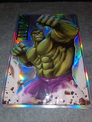Metal Marvel Poster Avengers Hulk 9x13 inch Open Roads Brand