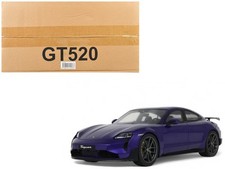 GT Spirit GT520 1/18 2023 Porsche Taycan Turbo GT Purple Sky Metallic
