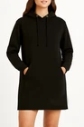 Womens Pullover Long Hoodies Long Sleeves Ladies Fleece Longline Hoodies S-XXL