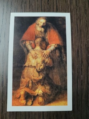 Merciful Father, Prodigal Son, Holy Card, Memory of Don Marco Lai