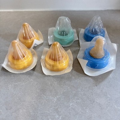 Similac & Enfamil Slow & Standard Flow Bottle Nipples & Rings Sealed Lot of 6