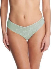 Natori DEW/MINK Flawless Embroidered Thong, US Large
