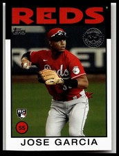 2021 Topps 1986 Topps Baseball 35th Anniversary #86B-3 Jose Garcia Reds
