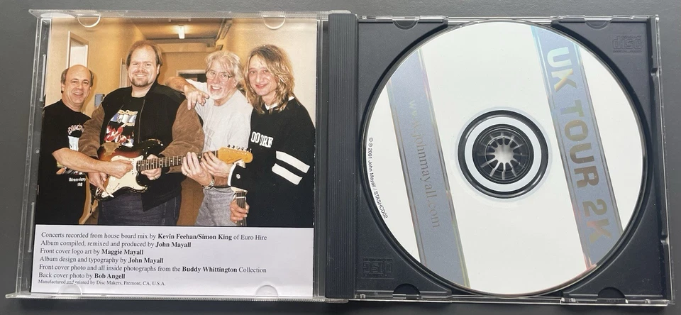 Signed! John Mayall And The Bluesbreakers CD Live 2000 UK Tour 2k. Promo - Image 3 of 4