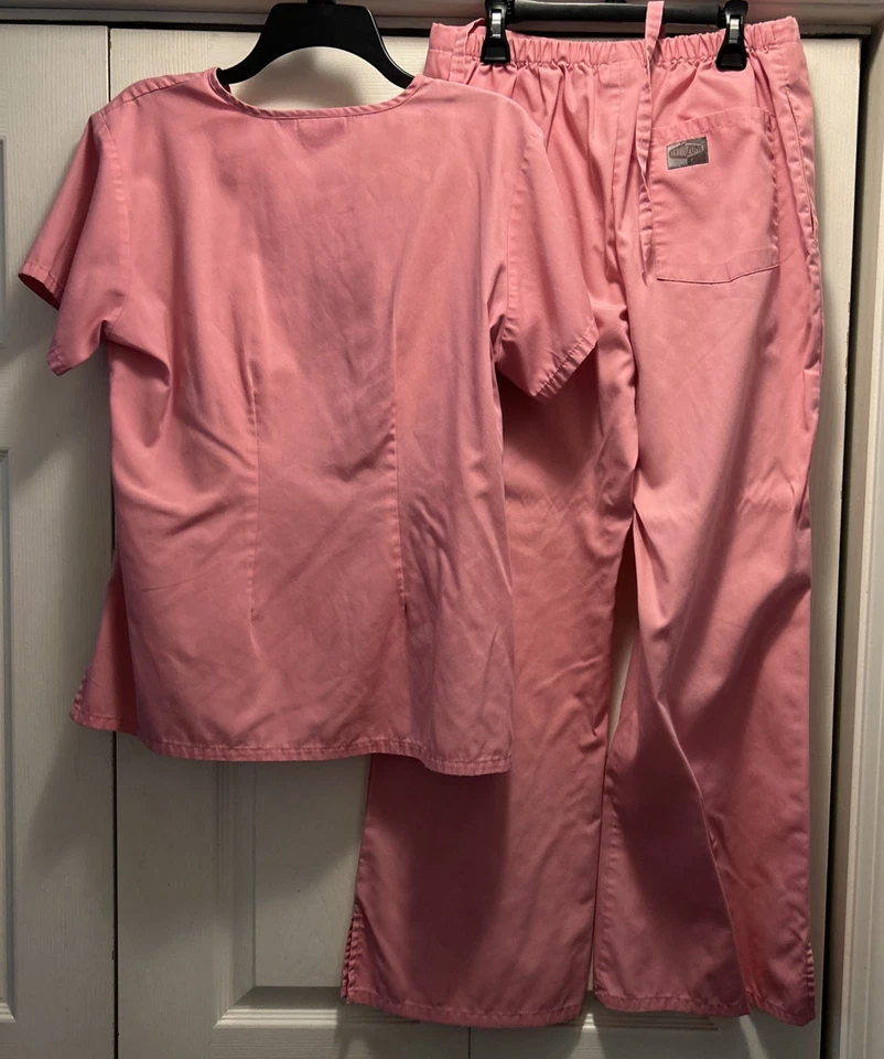 Conjunto Top Mujer SCRUB ZONE Mediano-Fondo Pequeño Rosa  Foto 4 de 4