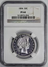 1894 Proof Barber 50c Silver Half Dollar NGC PF 64