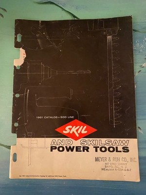 1961 catalog 500 line skil power tools