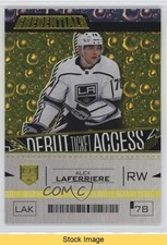 2023 Upper Deck Credentials Debut Ticket Access Yellow Alex Laferriere READ 17ar