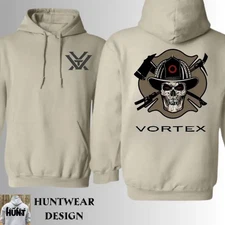 Vortex Firefighter Skull Hoodie – Tactical Fire Helmet & Axes Graphic