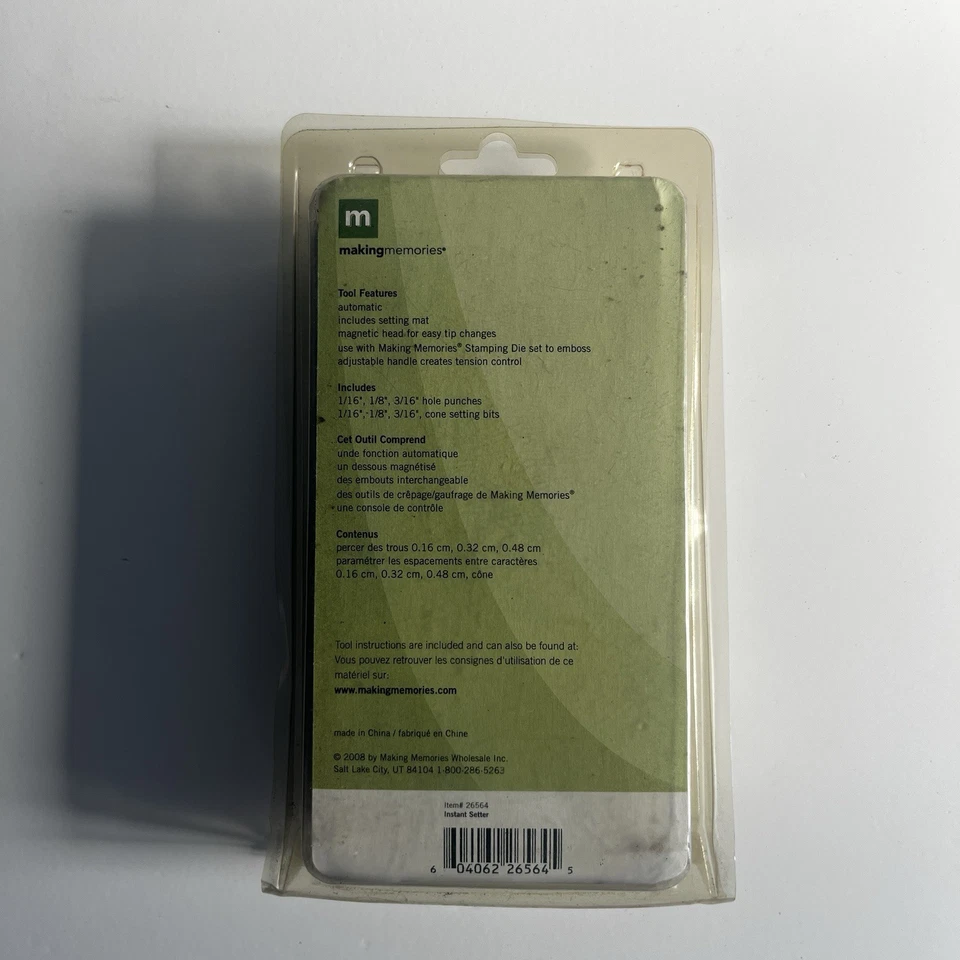 Making Memories Instant Setter Set Eyelets Punch Holes For Craft Scrapbooking - Image 2 of 4