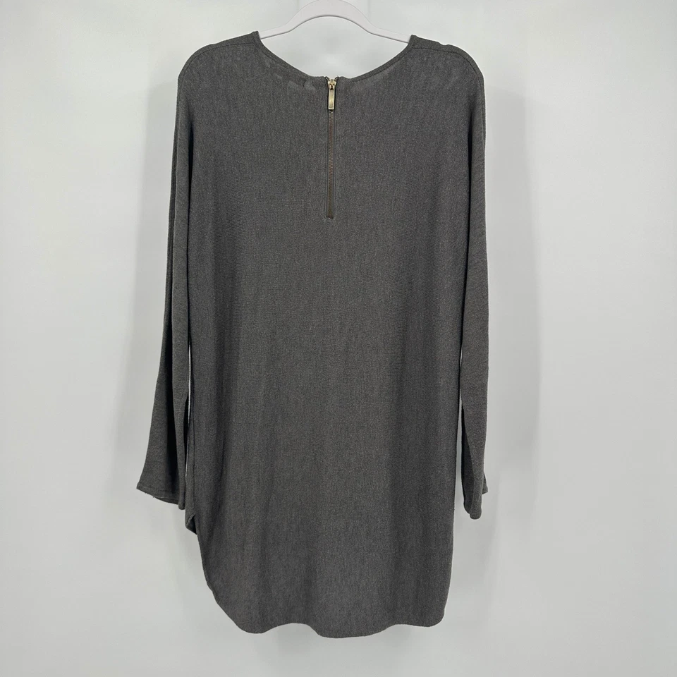 Top túnica Joan Vass Lagenlook para mujer talla XL gris cápsula minimalista contemporánea Foto 2 de 4