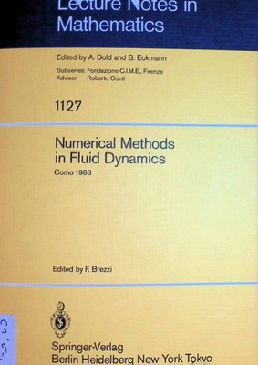Numerical methods in fluid dynamics : held at Como, Italy, July 7 - 15, 1983. Le