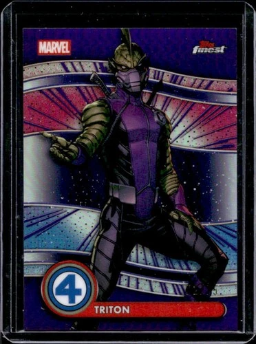 2026 Topps Marvel Finest The Fantastic Four 65th Ann. Triton Uncommon Purple /75