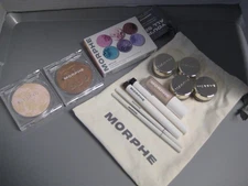Morphe Makeup Mixed Lot Eyeshadow, Contour, Brow, Soft Glow Veil, Concealer