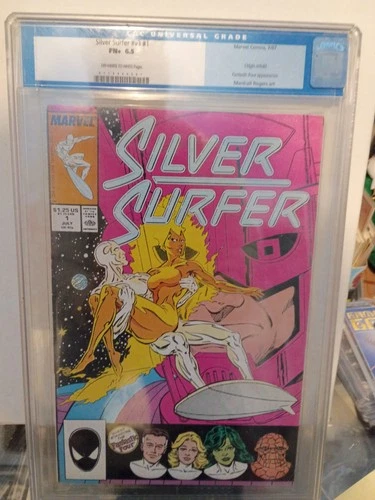 SILVER SURFER #1 1987 CGC GRADED FN 6.5