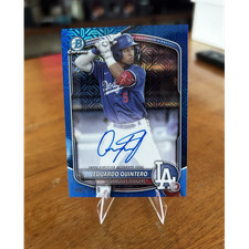 Topps 2025 Bowman Chrome Mega Box Mojo Auto Eduardo Quintero RC BMA-EQ /150