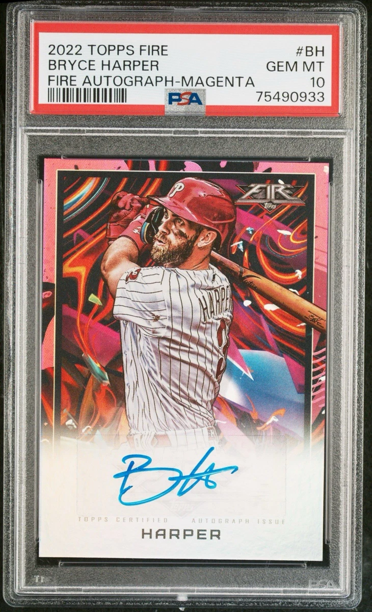 Bryce Harper Professional Sports Authenticator (PSA) Baseball 