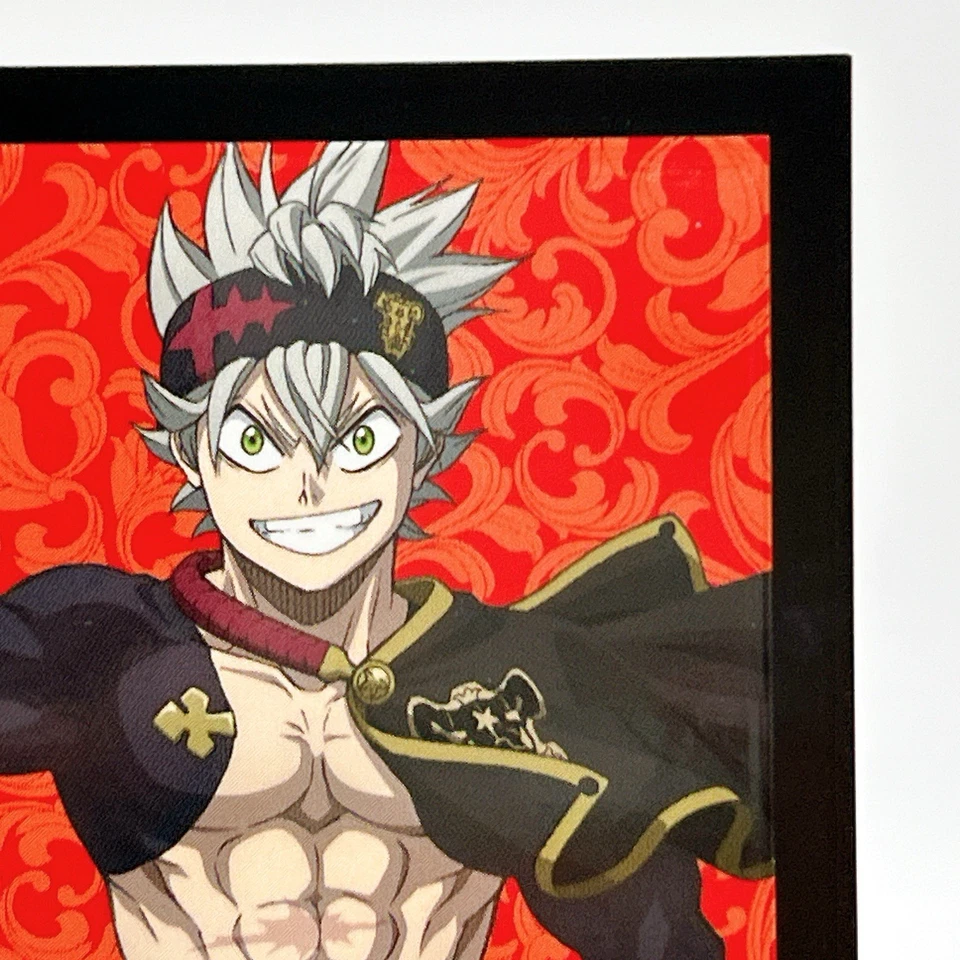 Asta Trèfle Noir Promo Feuille Stamping Card Film Japon 2023 Anime Manga Rare - Photo 4/4