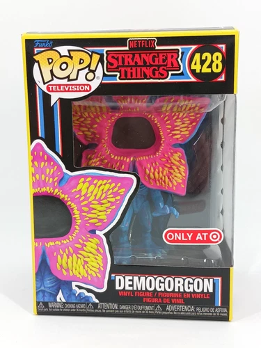 Funko POPm Demogorgon #428 Stranger Things Blacklight Target Exclusive Figure