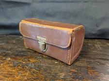 Vintage 1950's Arjon Commander Fishing Reel Original Leather Carrying Case