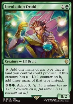 Magic/MTG Incubation Druid FIC-309 Rare Englisch Neu