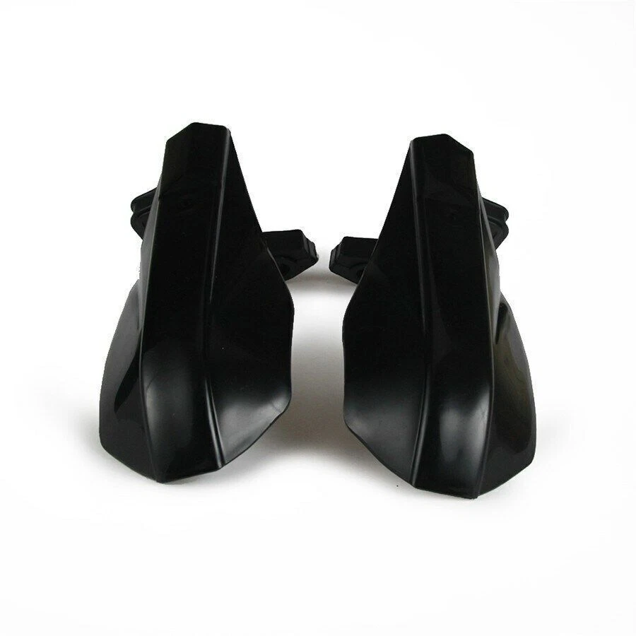 Par de protectores de manos negros para manillar de carreras de motocicletas de 7/8" 22 mm Foto 2 de 4