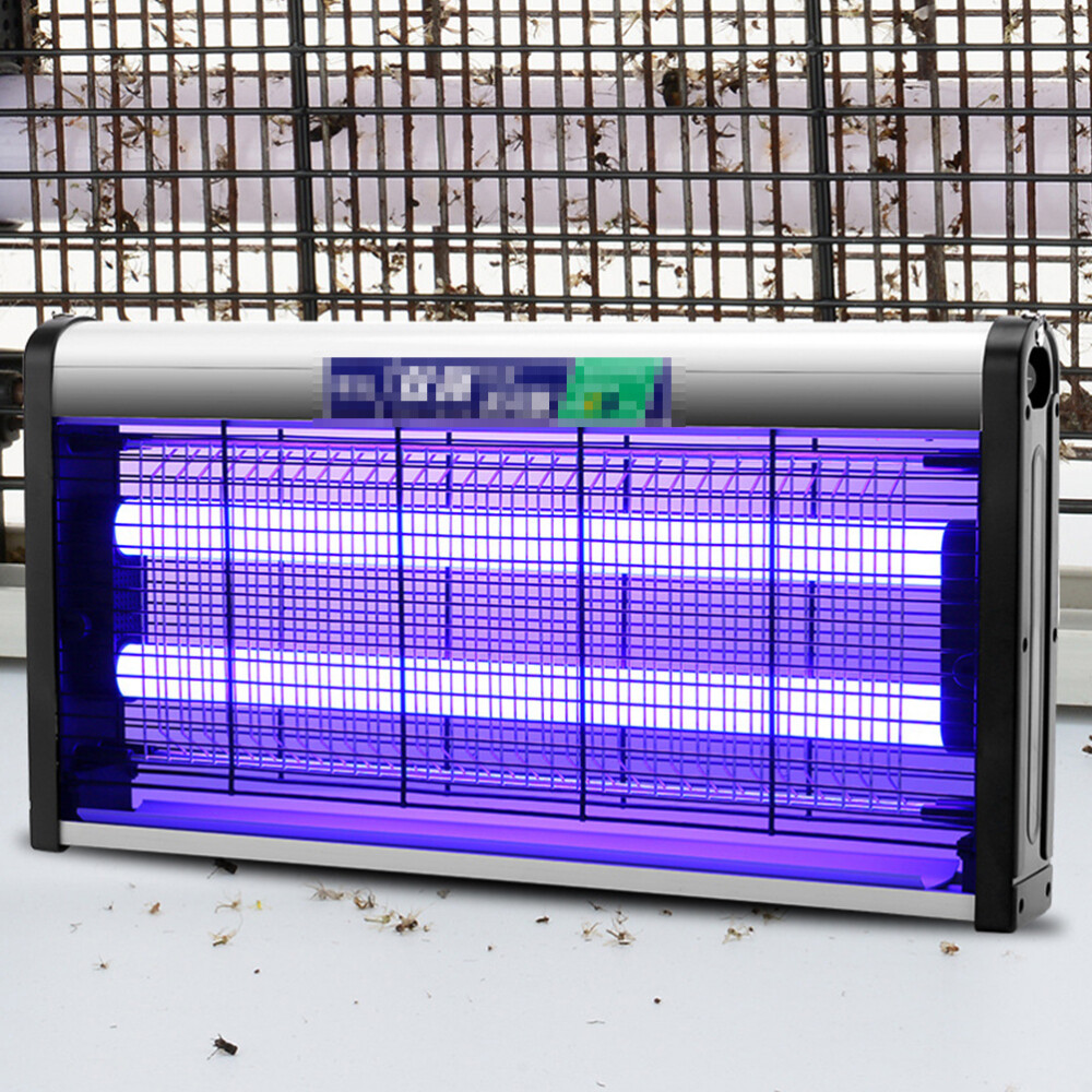 Insektenvernichter Elektrisch 2 Stück, Mückenlampe Mit UV Licht, Plug-in-Blaulicht Insektenfalle Keine Giftigen Chemikalien, Tragbarer Fliegenfalle Innenbereich Für Küche, Schlafzimmer - Foto 2