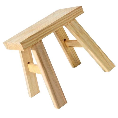 Multi-use Premium Retro Footstool Bathroom Stool Wood Stool Bedroom Stool Home - Picture 3 of 12