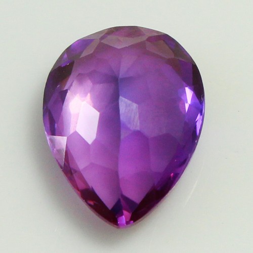 Zaffiro Boysenberry Ceylon certificato naturale 13x10 mm pera splendida pietra preziosa - Foto 2 di 6