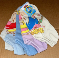 SONIC THE HEDGEHOG WOMENS 5 PACK NO SHOW SOCKS NEW
