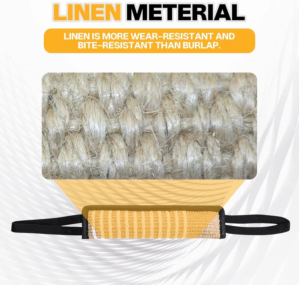 Beisswurst Für Hunde Jute Beisswurst 2 Stück Sehr Robustes Hundespielzeug Zum K9 - Bild 4 von 4