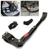 Black Road Bike Side Kickstand Mtb Bicycle Adjustable Alloy Stand Black Road Bike Side Kickstand Mtb Bicycle Adjustable Alloy Stand