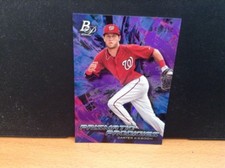 2018 Bowman Platinum CARTER KIEBOOM Nationals Purple #61/250 Prismatic Prodigies