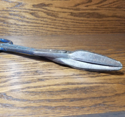 Blue Bird Shears Tin Snips No. 212 - Duckbill - 12 3/4 inch - Vintage Hand Tool