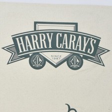 1990s Harry Caray's Steakhouse Menu 33 W Kinzie Dearborn Street Chicago Illinois