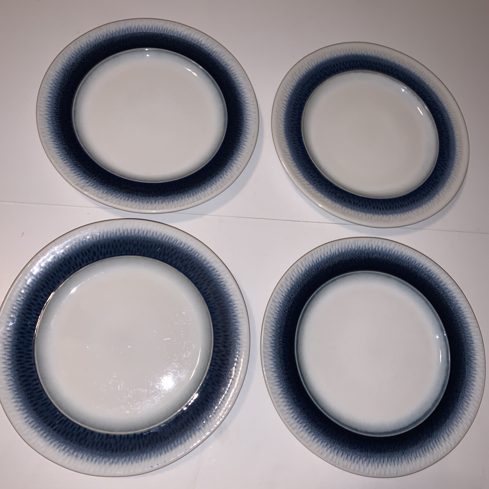 Pfaltzgraff Eclipse 8-Inch Blue Salad Plates Set of 4