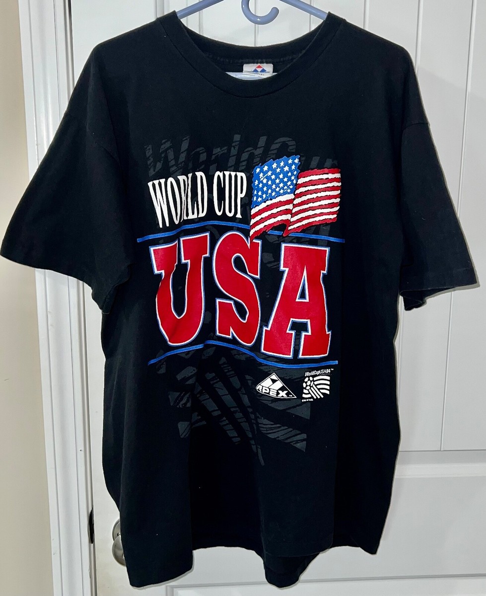 VTG World Cup USA 1994 Soccer T-Shirt Size XL Apex One SS
