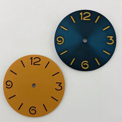 Sterile Parnis Pilot Parnis Orange Blue Sandwich Sterile Watch