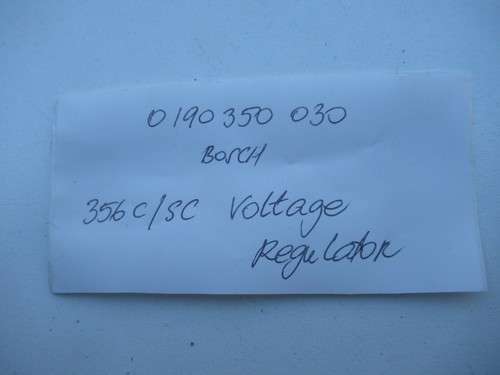 Porsche #%^ C/SC Voltage Regulator 7V 50A BOSCH 0190350030 - Picture 8 of 8