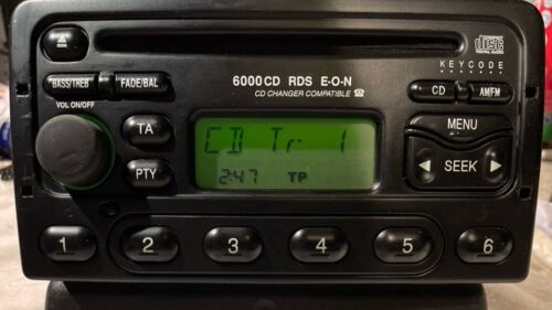Ford 6000CD RDS EON Autoradio CD + Code + Anleitung Geprüft Voll Funktionsfähig - Bild 6 von 6