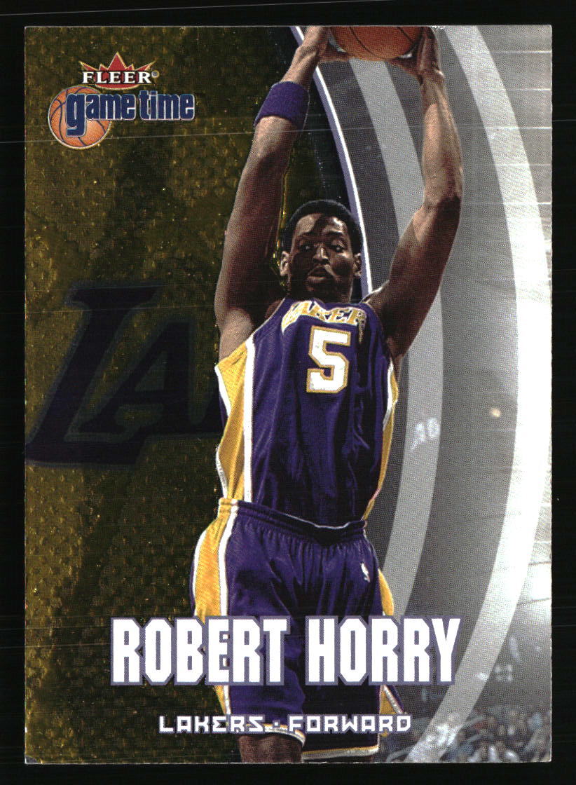 Robert Horry 2000 Fleer Game Time #71 Basketball Card