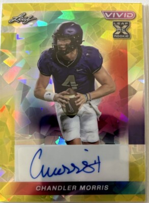2024 Leaf Vivid Chandler Morris RC Auto  /10 SSP TCU Rookie