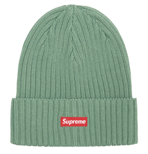 SUPREME OVERDYED BEANIE (GREEN) SS22 